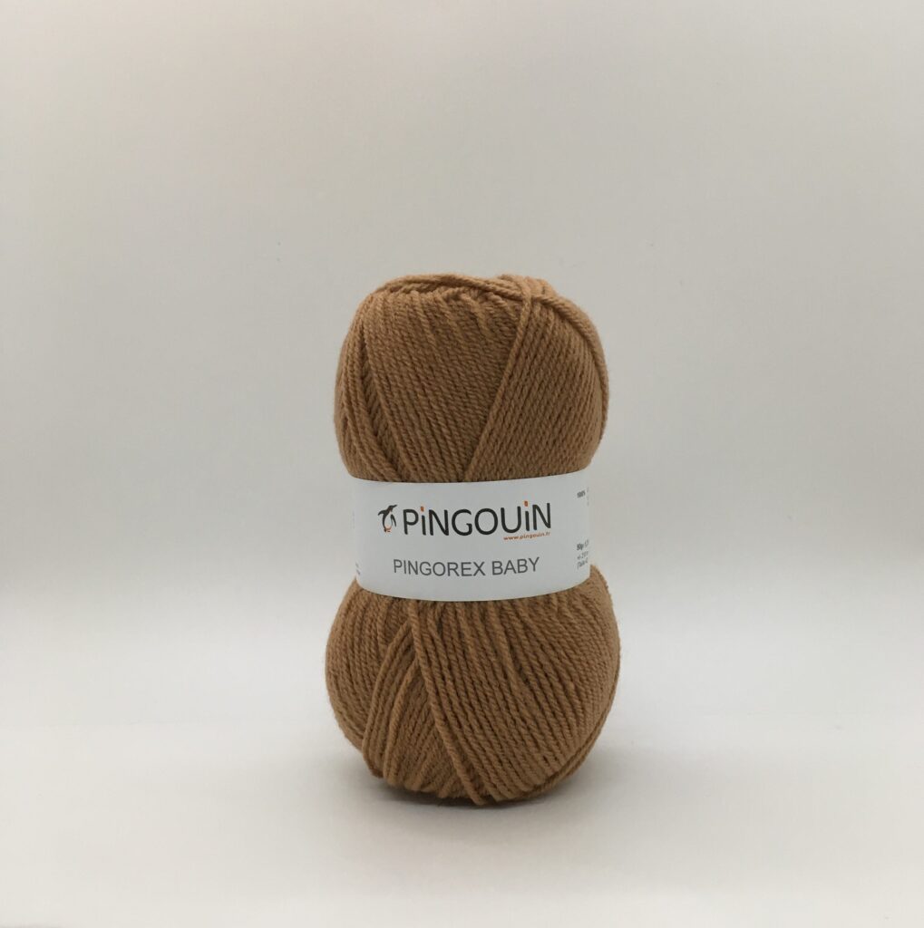 Lot De 5 Pelotes Pingorex Baby Pingouin – 100% Acrylique, Couleur Sable/beige, Fait En France